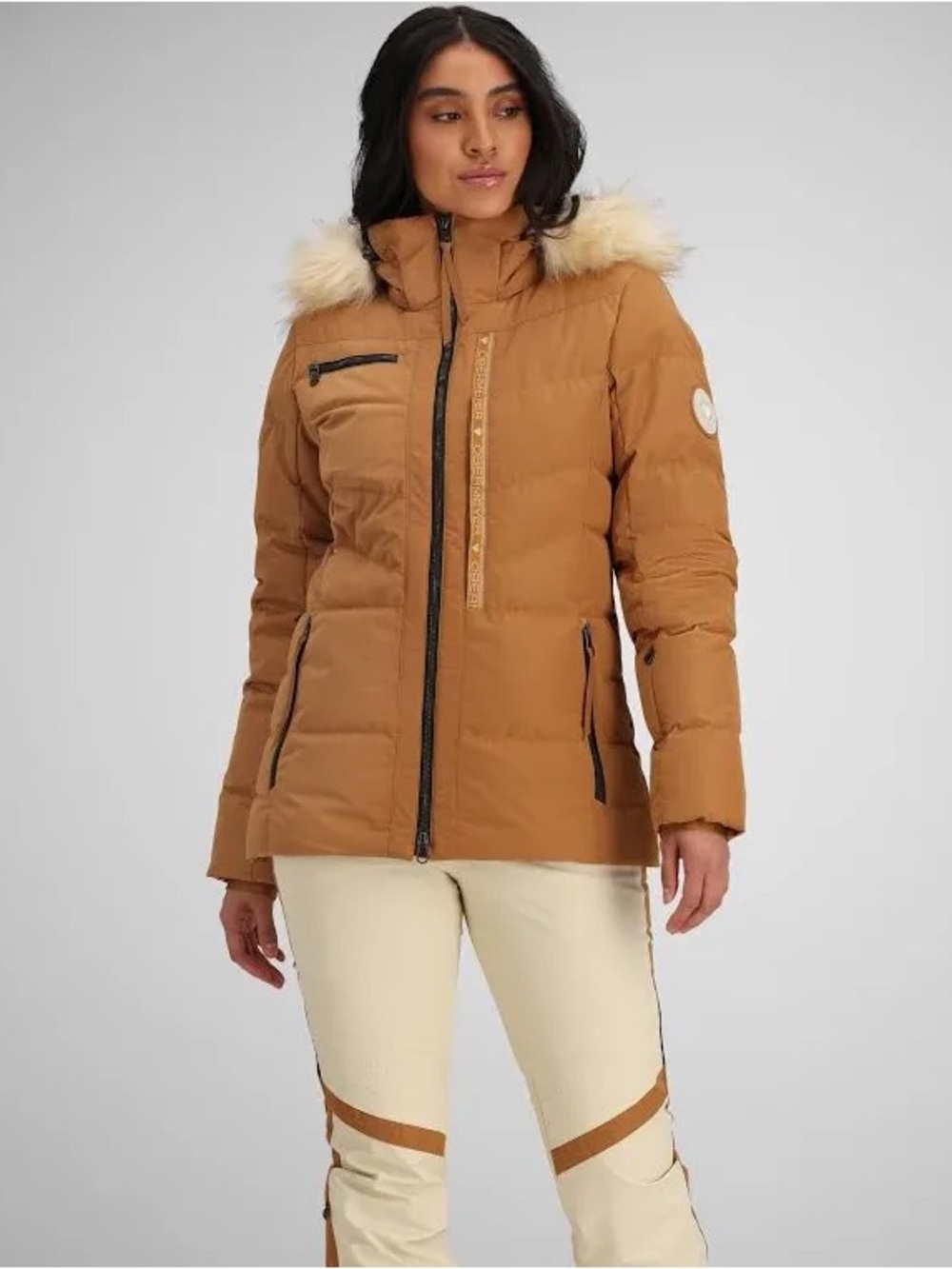 Obermeyer NWT Circe Down Jacket in Brown Sugar